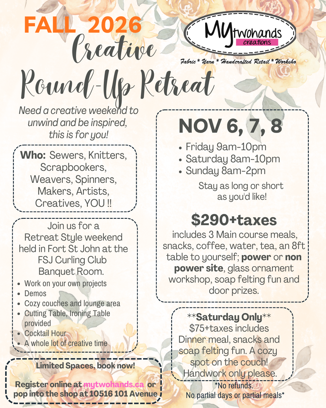Fall Creative Round-Up Retreat 2026