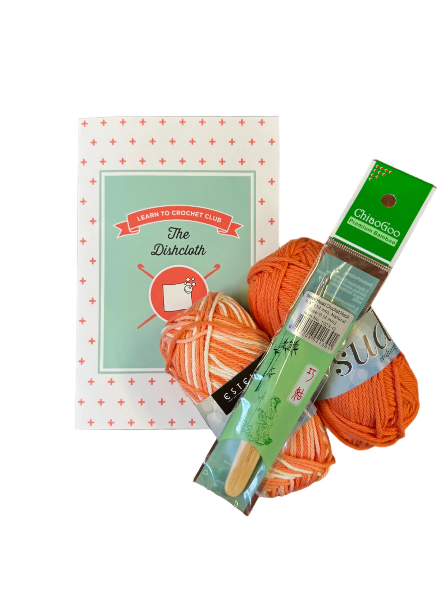 Learn to Crochet Kit - Dishcloth