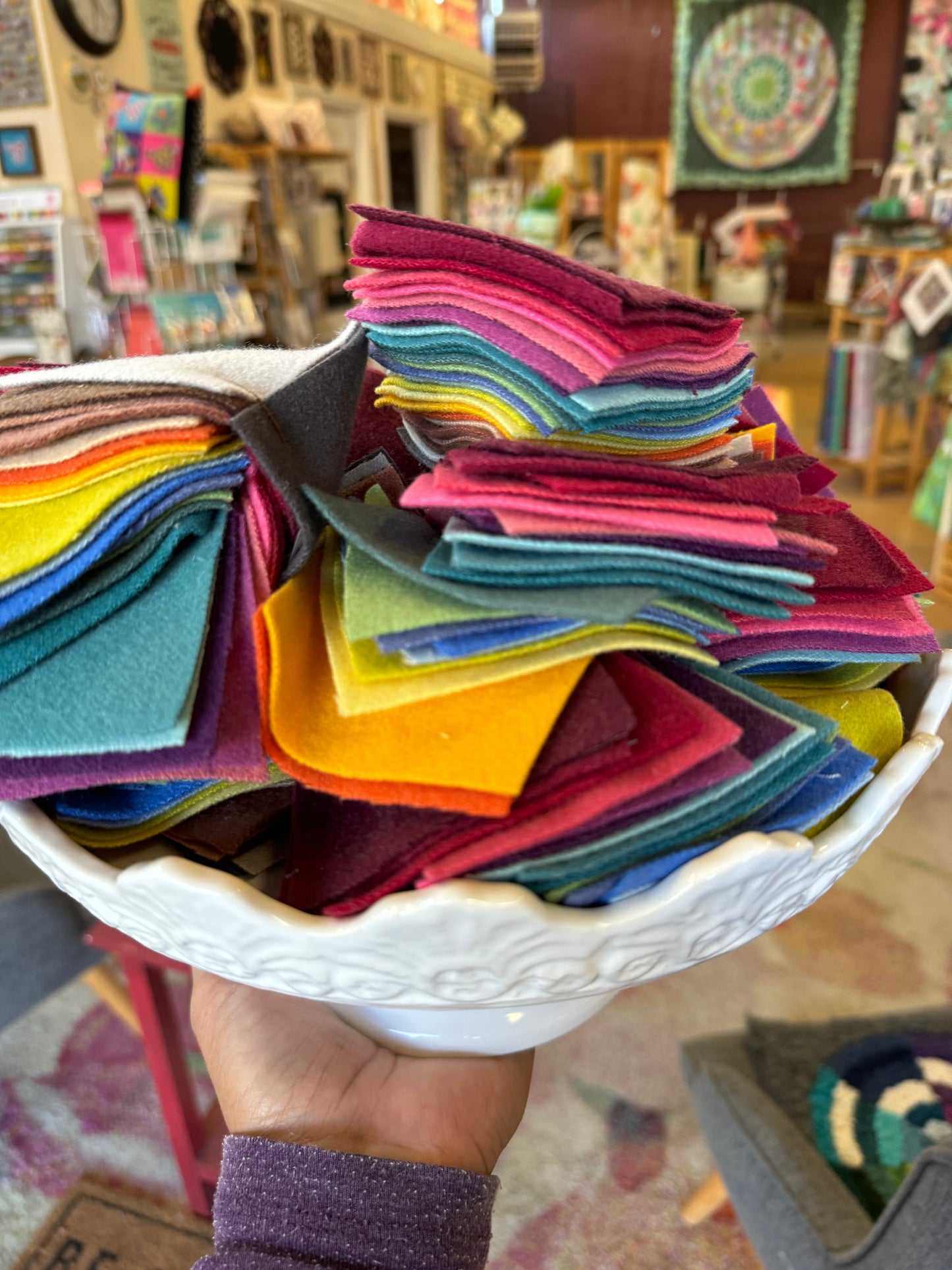 Wool Scrap Bag