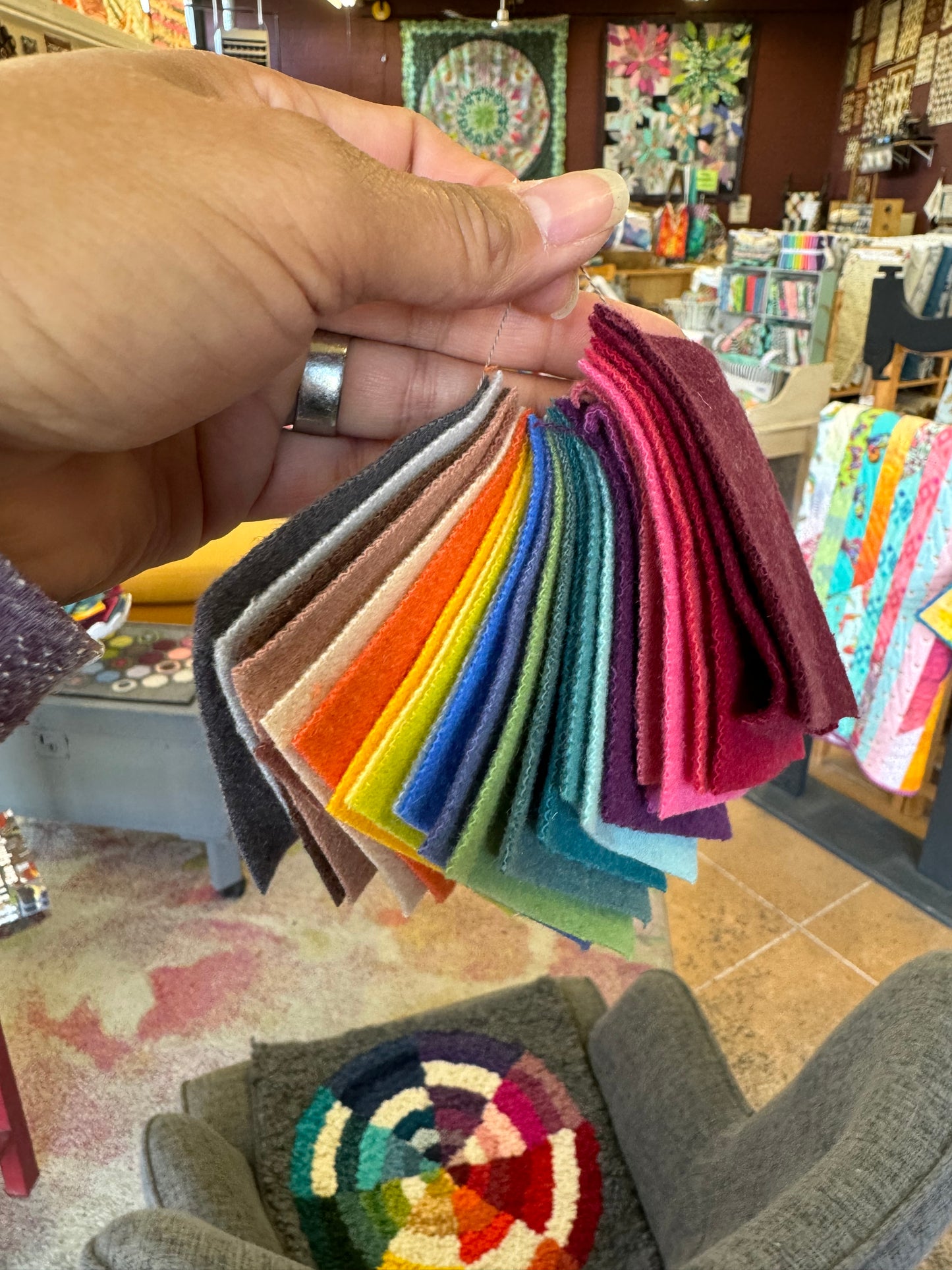Wool Scrap Bag
