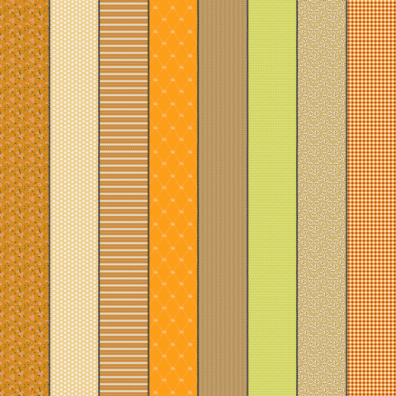 Gathered Lollies Precuts TRENTHAM Colourway- PREORDER