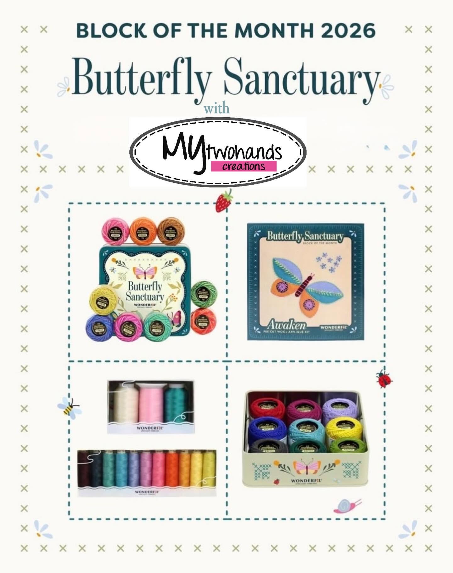 Butterfly Sanctuary Wool BOM