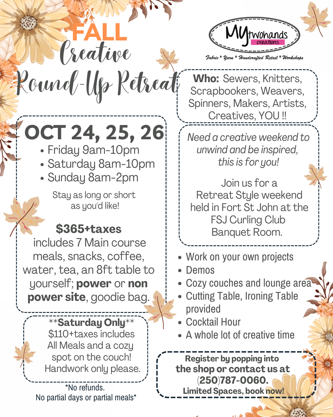 Fall Creative Round-Up Retreat