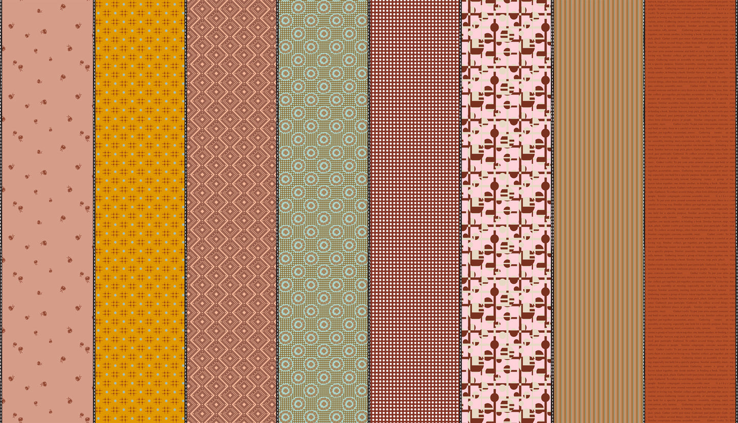 Gathered Lollies Precuts TRENTHAM Colourway- PREORDER